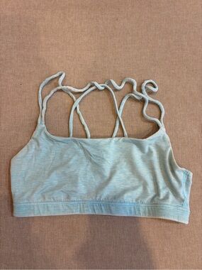 Gap Fit Light Blue Strappy Bralette